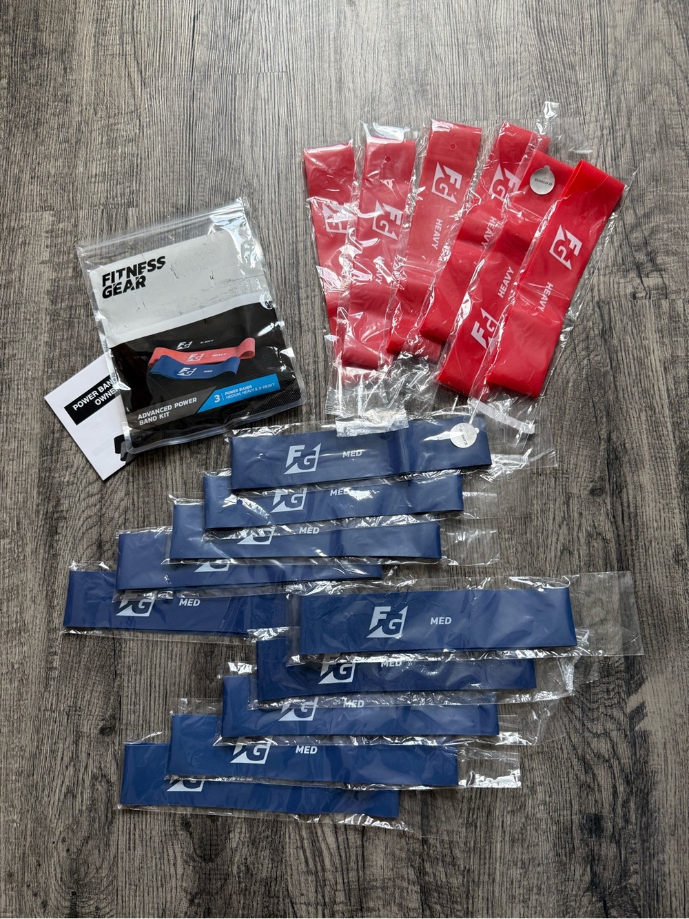 16-pack Fitness Gear power bands